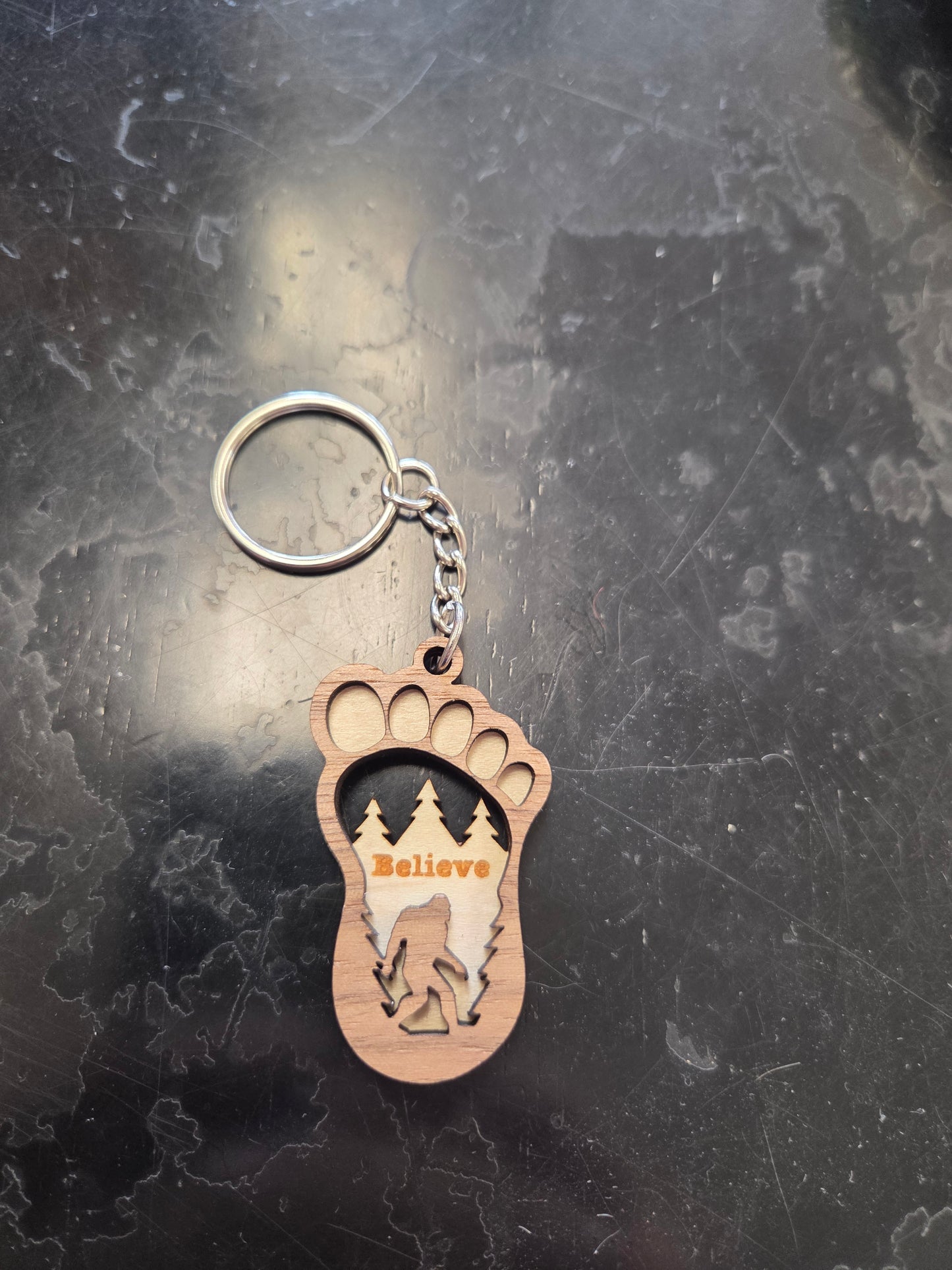 Foot keychain